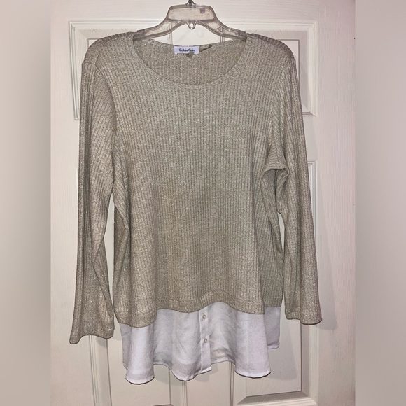 Calvin Klein Tops - Calvin Klein Women's Sparkly Blouse Top‎